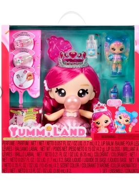 Yummi Land Bianca Bubblegum Mega Doll Lip Gloss Body Scent Kit - New Costco